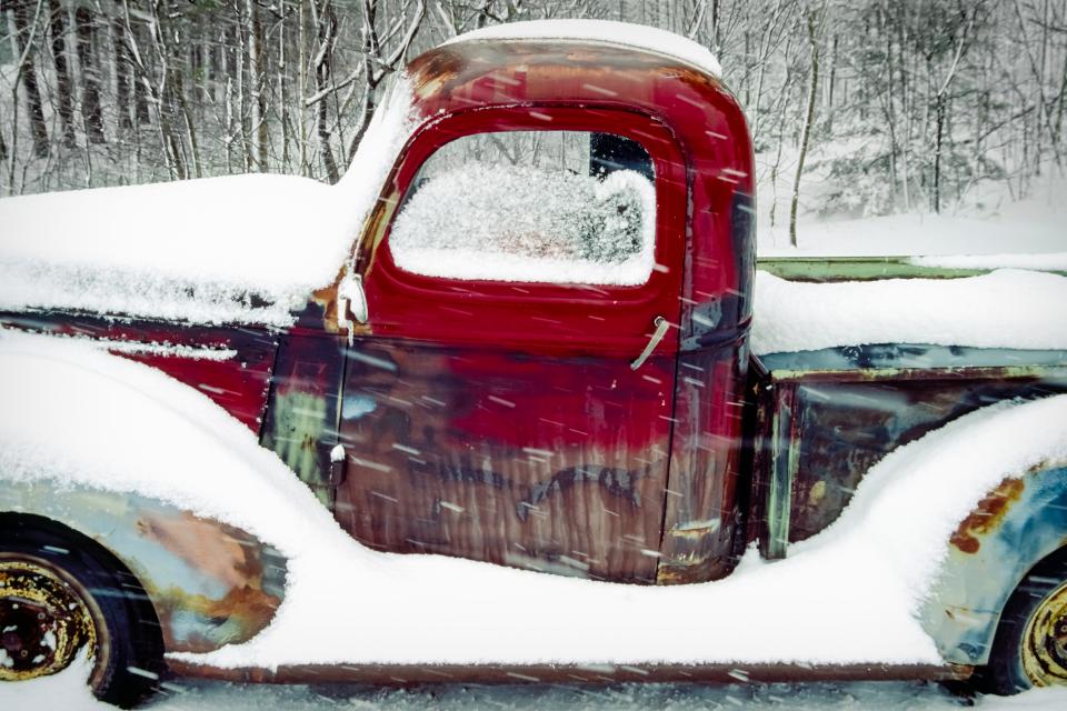 Truck in Snow | Shutterbug